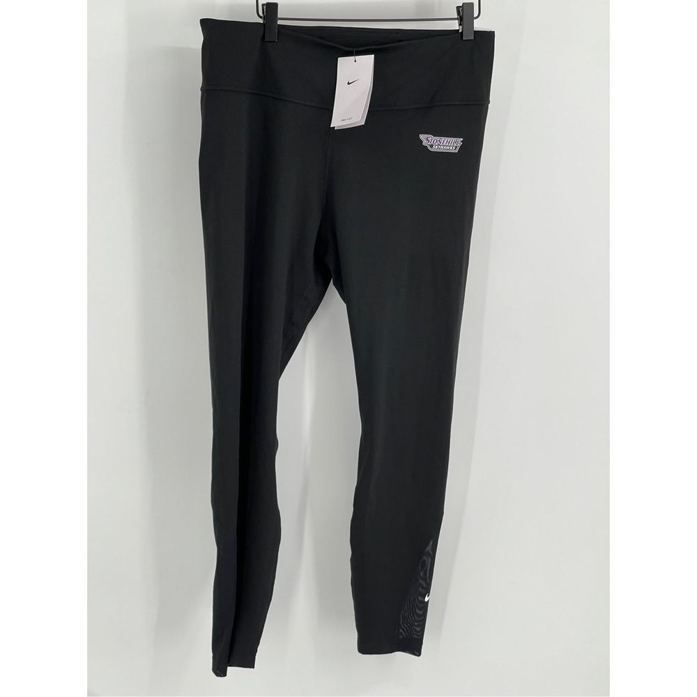 Nike Stonehill College Leggings Women‎ XL Black 7/8 Length Gym Workout New